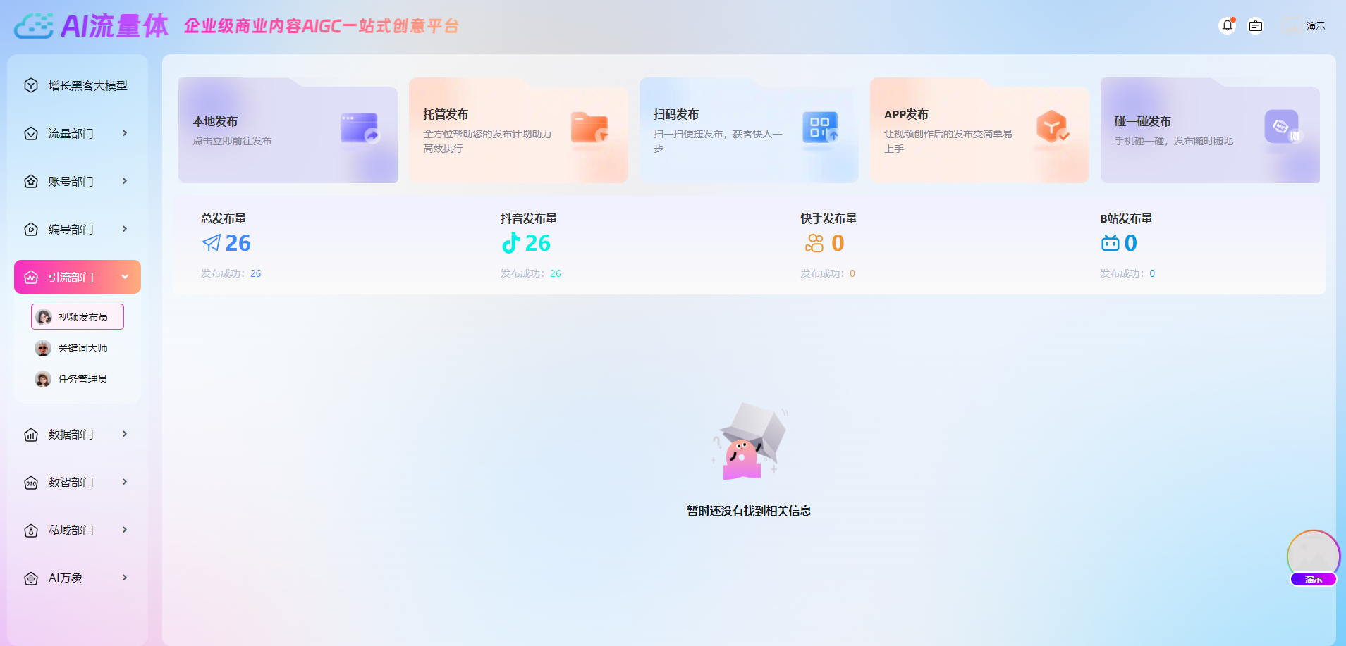 AI流量体矩阵系统